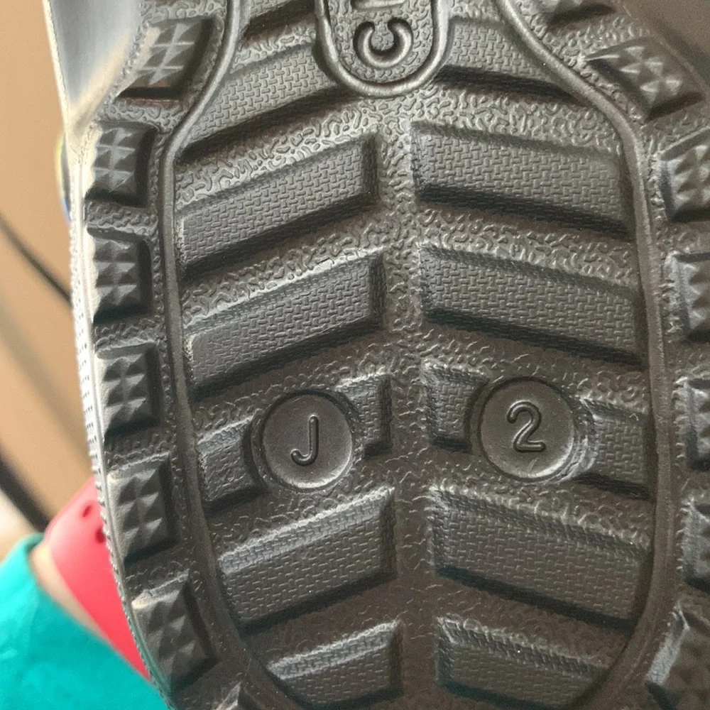 Black Fur-Lined Crocs